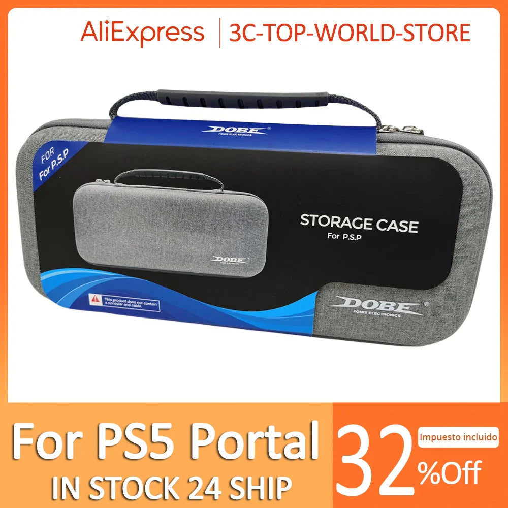 Case Bag For PS5 Portal Travel Carrying Case