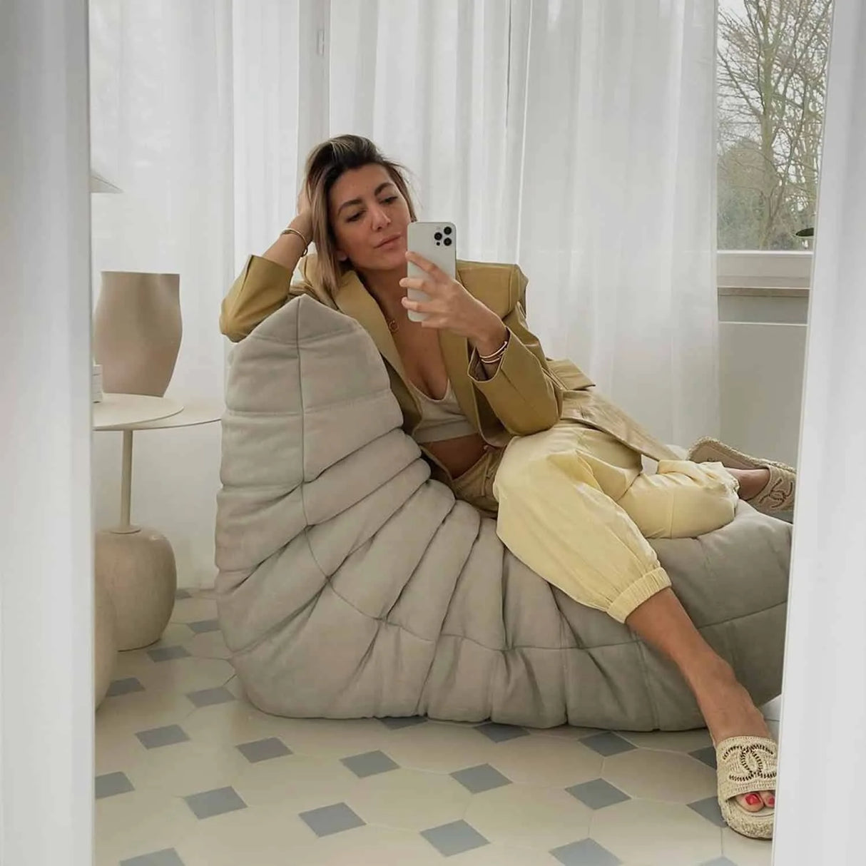 Caterpillar Sofa Lazy Sofa Living Room the Balcony