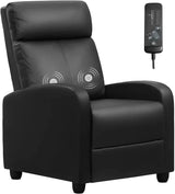 Chair Massage Home Theater Seating Wing Back Pu