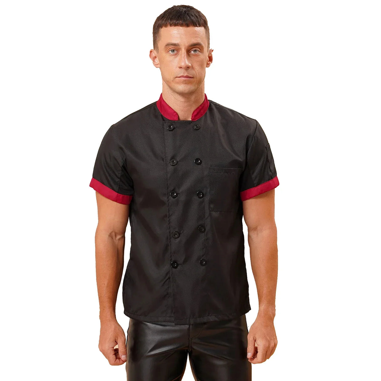 Chefs Unisex Work Uniform Mens Women Chef Shirt