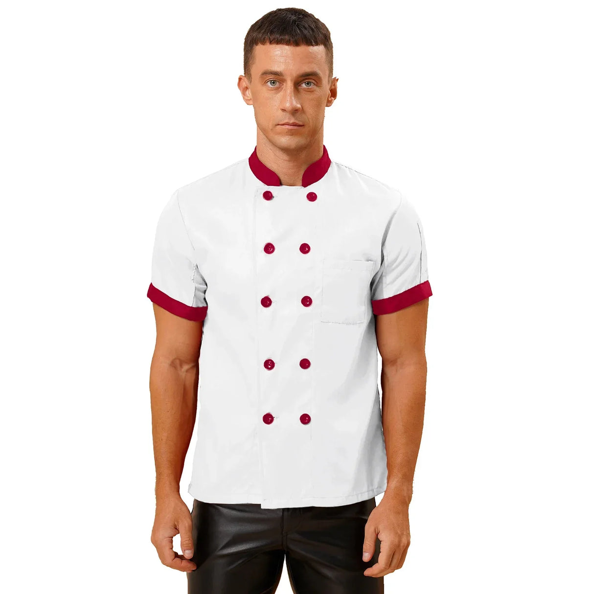 Chefs Unisex Work Uniform Mens Women Chef Shirt