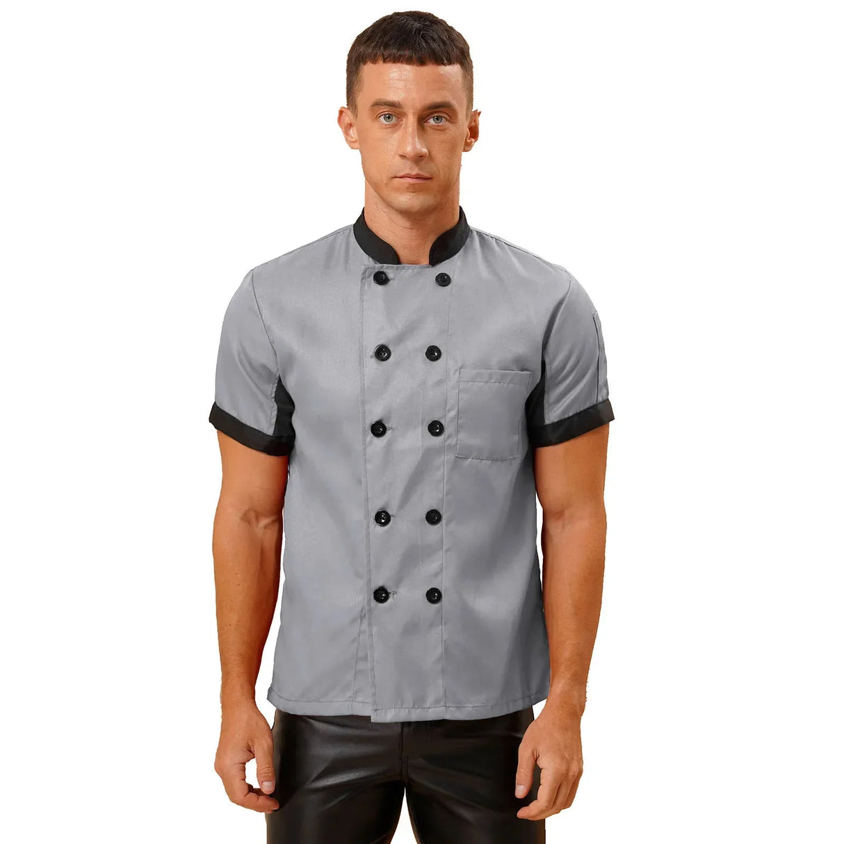 Chefs Unisex Work Uniform Mens Women Chef Shirt