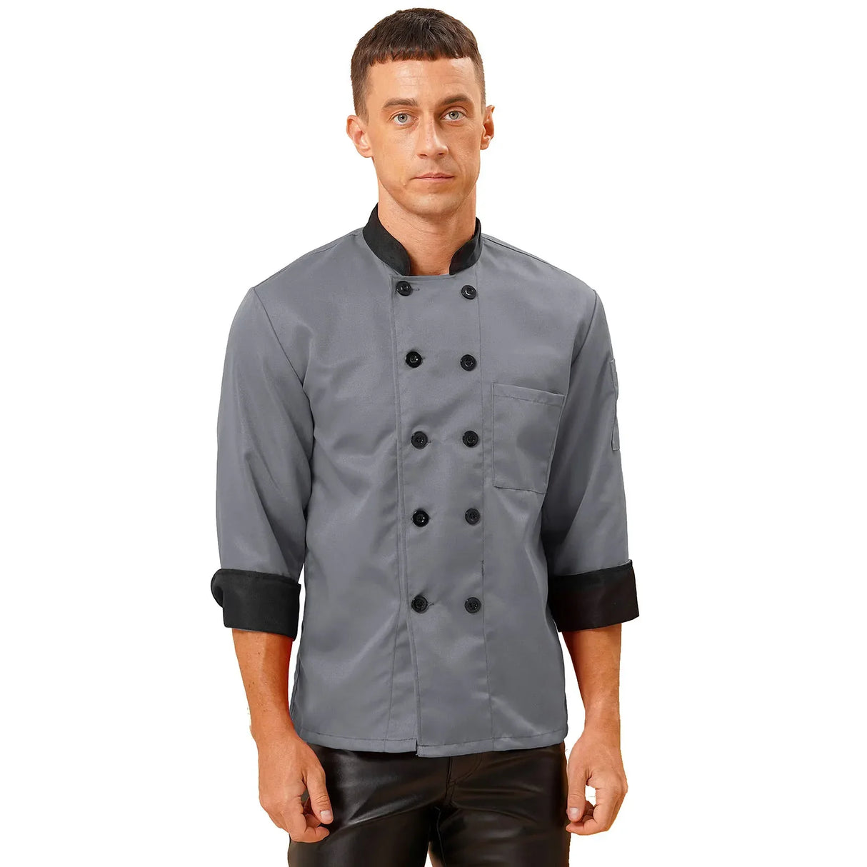 Chefs Unisex Work Uniform Mens Women Chef Shirt