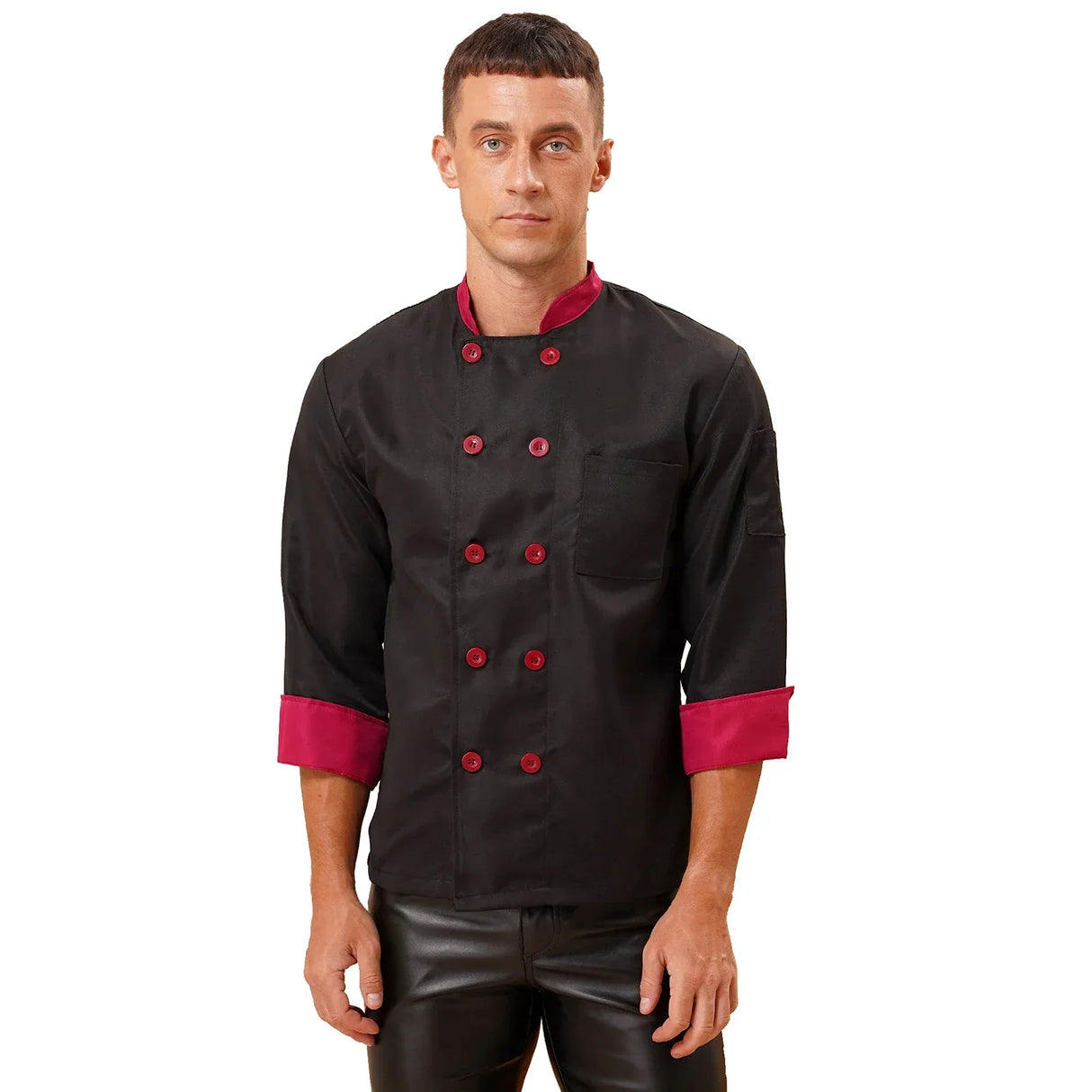 Chefs Unisex Work Uniform Mens Women Chef Shirt