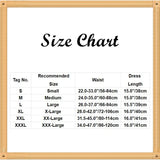 ChicTry Women Black/Red High Waist Latin Dance Skirt
