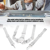 Child Dining Chair Belt Cross-shaped Design Baby Point