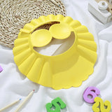 Children Baby Solid Color Ear Protection Shampoo Cap