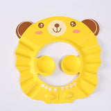 Children Baby Solid Color Ear Protection Shampoo Cap