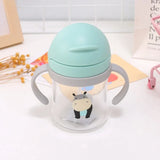 Children Cute Straw Cup Kindergarten Water Cup With