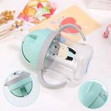 Children Cute Straw Cup Kindergarten Water Cup With