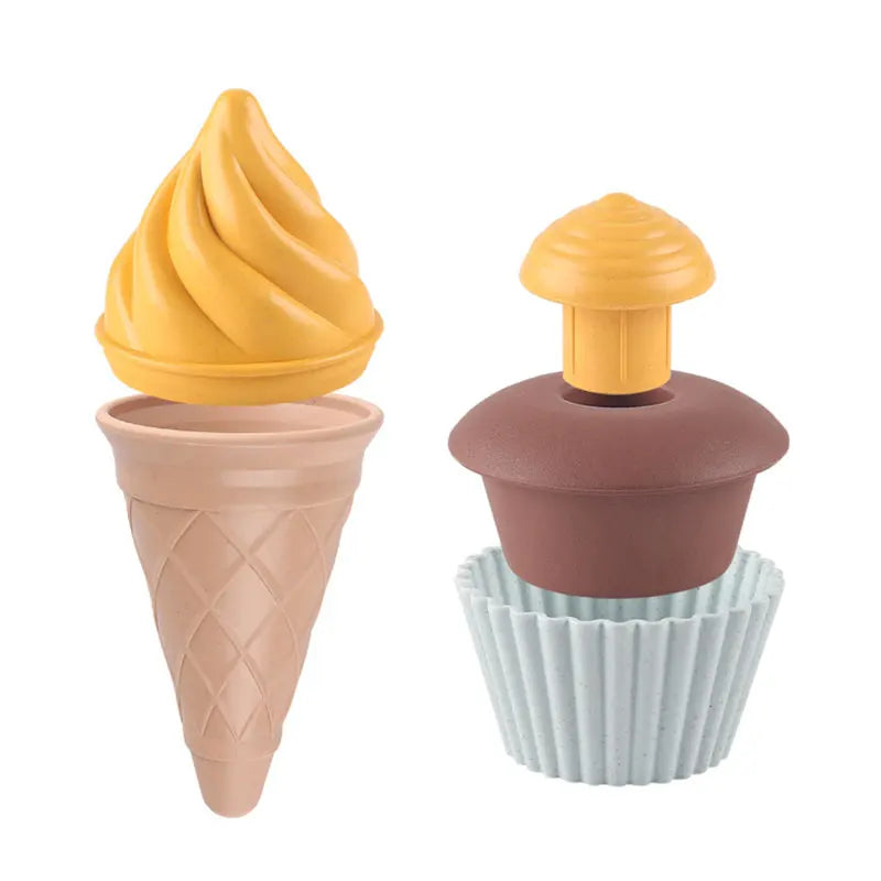 Children DIY Simulation Ice Cream Model Kitchen Toy