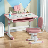 Children Desk and Chair Set Height Adjustable, Kids