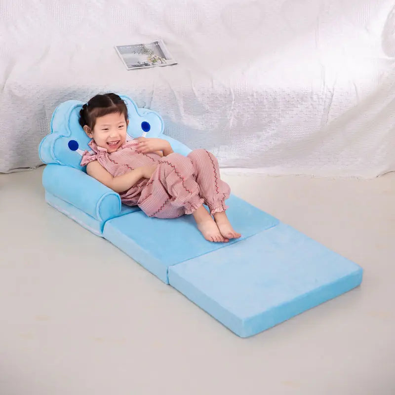 Children Folding Small Sofa Bed Nap Cartoon Cute