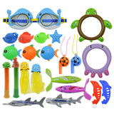 Children Summer Swimming Octopus Pool Diving Toys Set