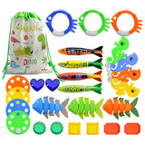 Children Summer Swimming Octopus Pool Diving Toys Set