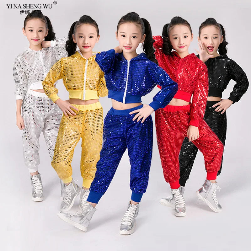 Children's Jazz Dance Costume Children's Day Performance Hip-hop