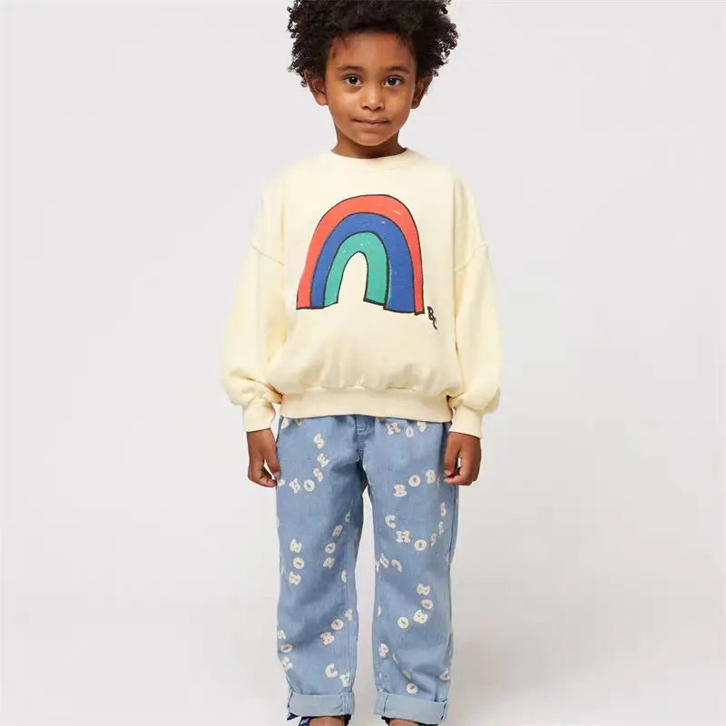 Children's Sweatshirt 2024 Spring New Cartoon Fashion Boys
