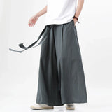 Chinese Style Harajuku Linen Cotton Linen Pants Man