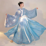 Chinese Traditional Hanfu Costume Woman Ancient Han Dynasty