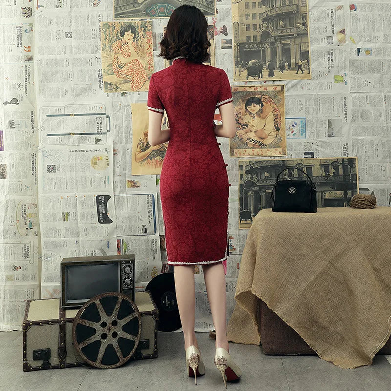 Chinese Vintage Cheongsam Dresses Beautiful Qipao Chinese Traditional