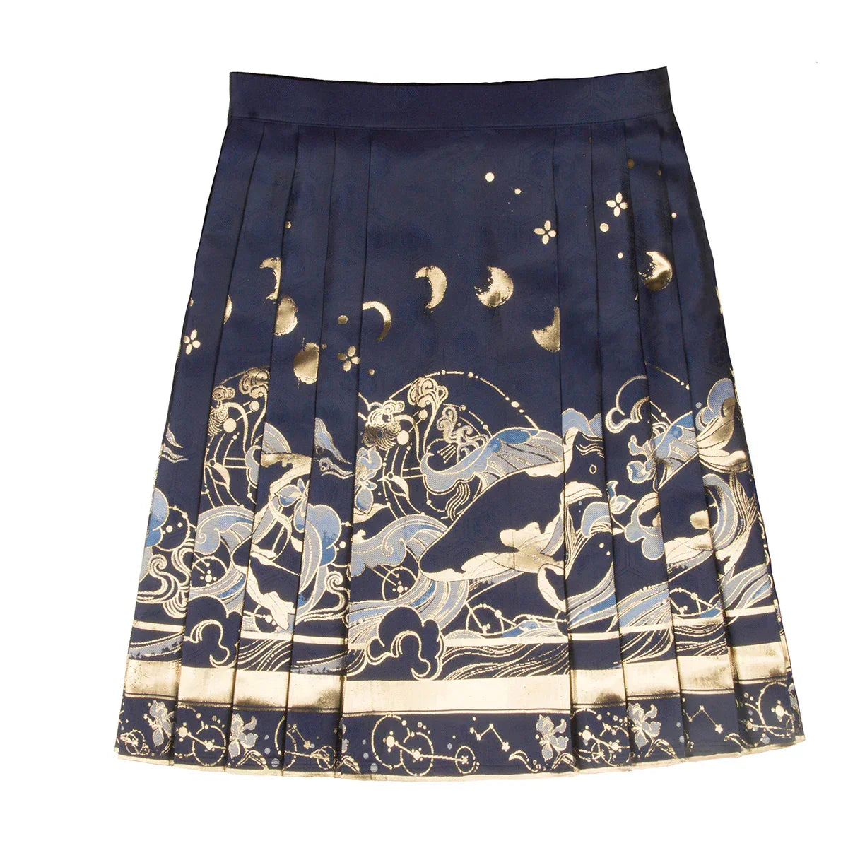 Chinese traditional hanfu clothing vintage JK suit printing