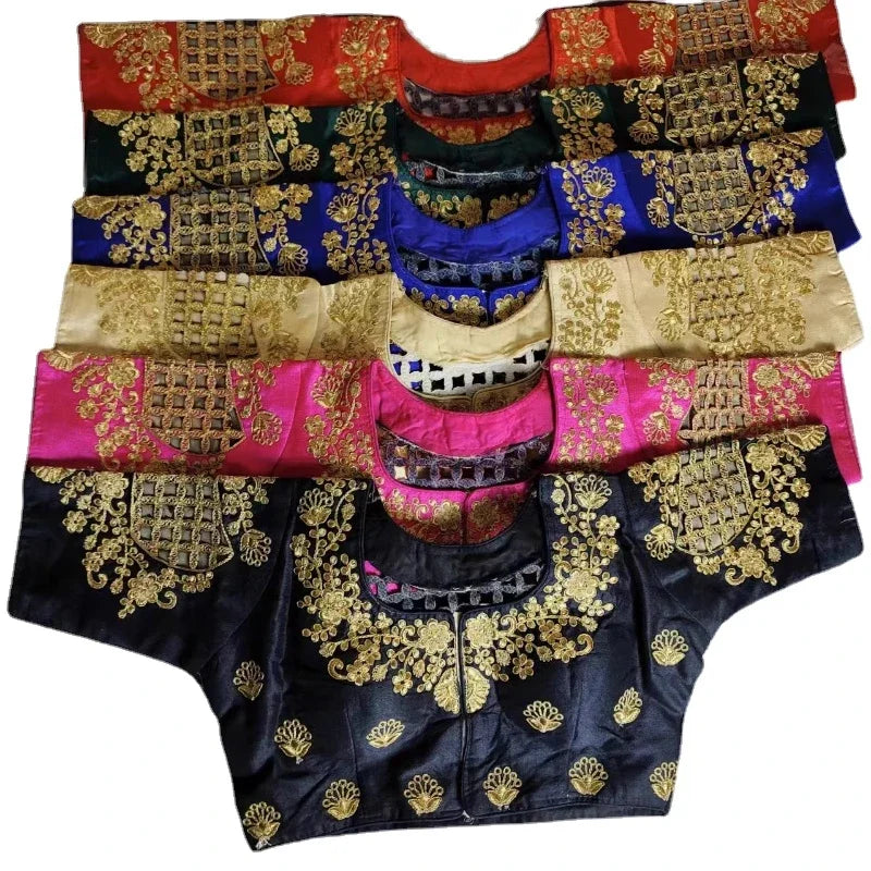 Choli Tops Emboridered Readymade Fully Stitched Blouse for