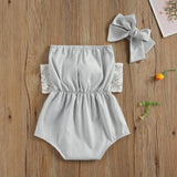 Citgeett Summer 0-24M Princess Baby Girls Bodysuits One-Piece