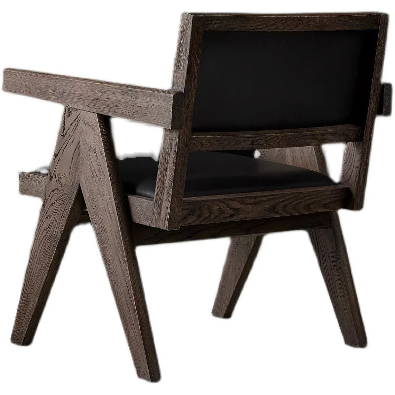 Classic, Light Luxury, Solid Wood Soft-covered Dining Chair,