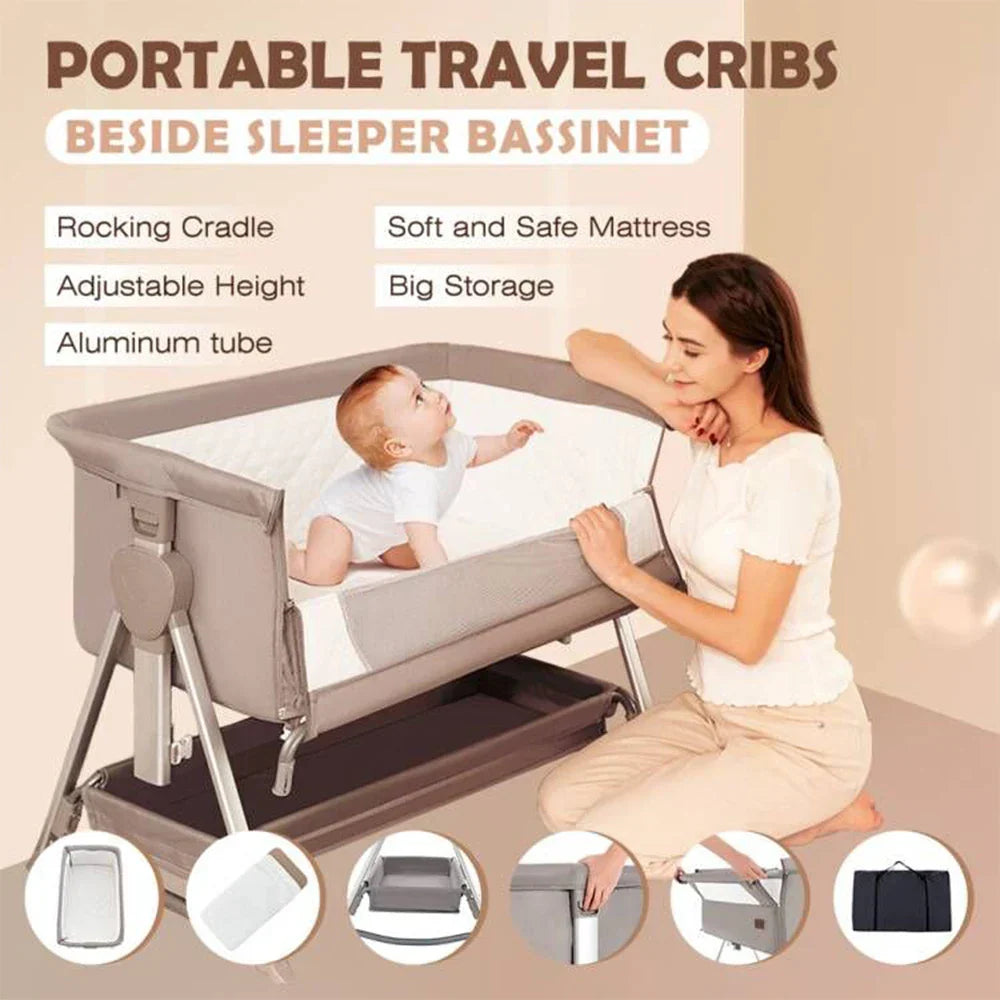 Clearance Crib Free Shipping Baby Beside Sleeper Luxury