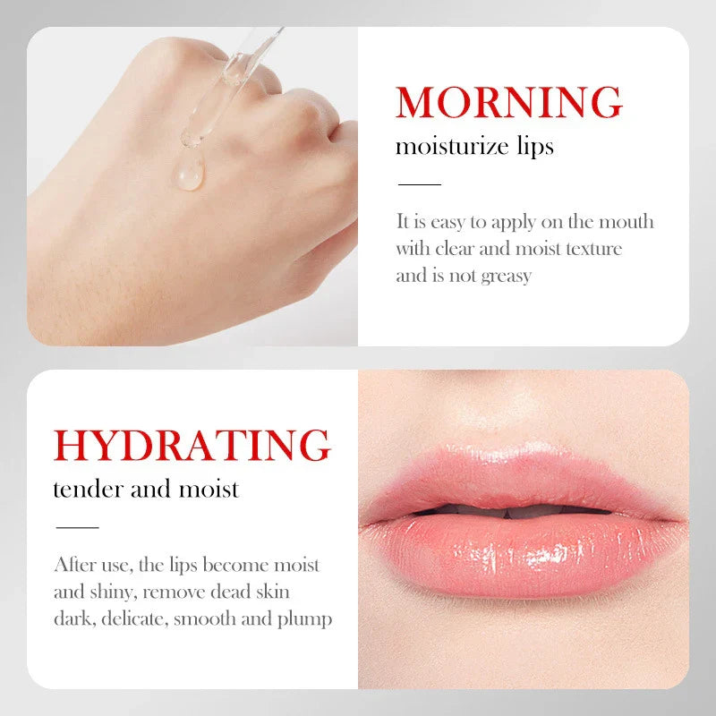 Collagen Lip Booster Plumping Serum Oil Hyaluronate Moisturizing