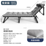 Comfortable Folding Bed with Mattress Single Lunch Rest