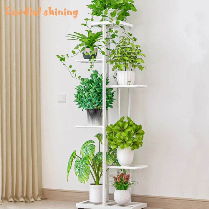 Cordlal Shining Stand For Flowers Iron 6/7/8Layers Plant
