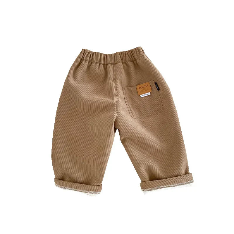 Corduroy Baby Pants Winter Autumn Kids Trousers for