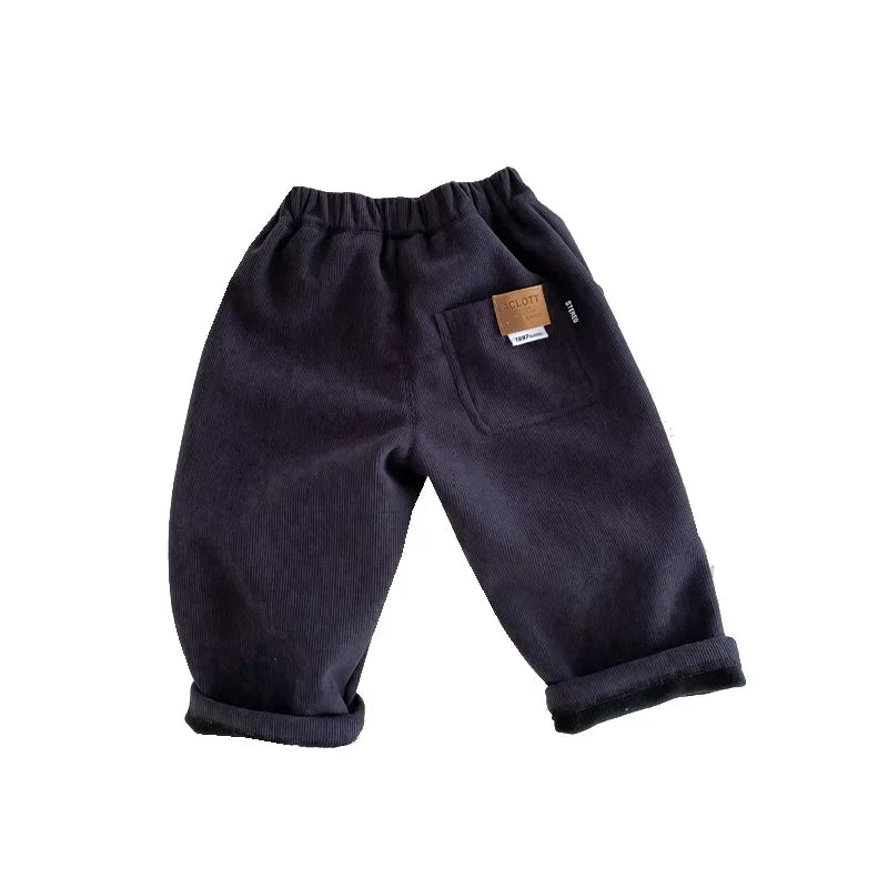 Corduroy Baby Pants Winter Autumn Kids Trousers for