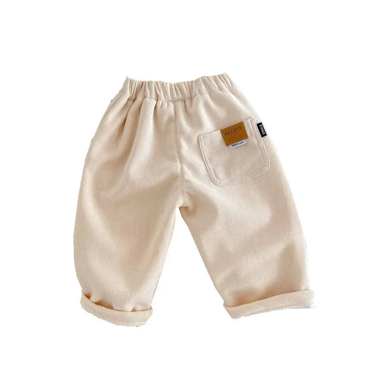 Corduroy Baby Pants Winter Autumn Kids Trousers for