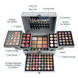 Cosmetics Set Eyeshadow Trimming Tray Lip Frozen Blush