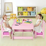 Costzon Kids Table and Chair Set, 3 in