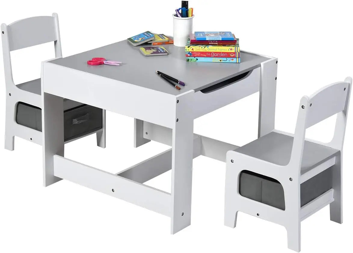 Costzon Kids Table and Chair Set, 3 in