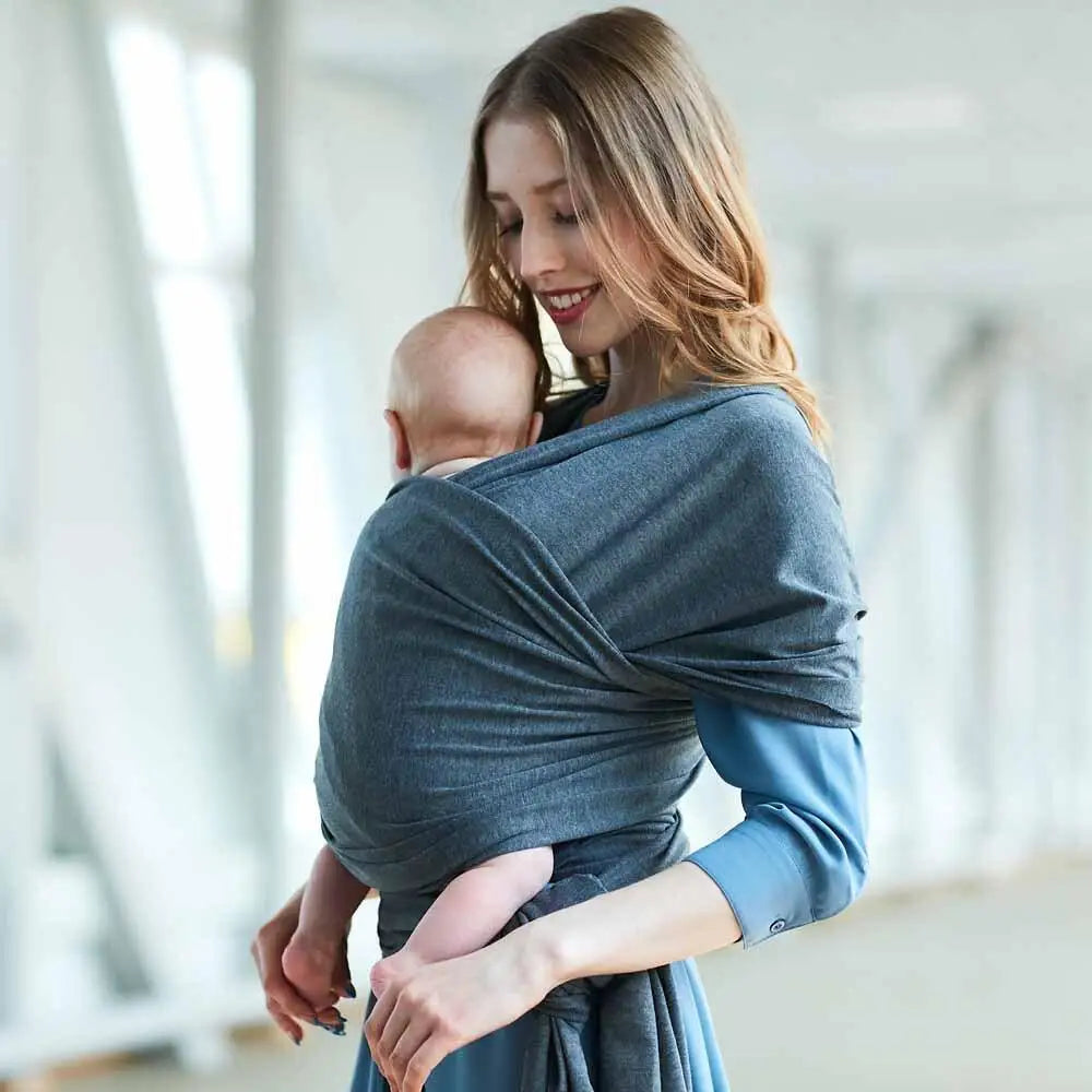 Cotton Baby Wrap Carrier Newborn Toddler Stretchy Cotton