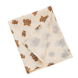 Cotton Swaddle Blanket Baby Blanket Floral Print Muslin