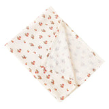 Cotton Swaddle Blanket Baby Blanket Floral Print Muslin