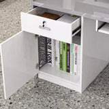 Counter Table Bar Reception Desk Tall Marble Office
