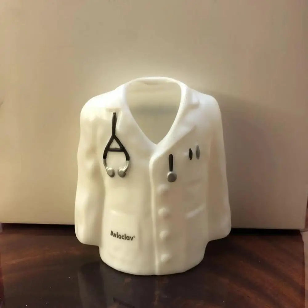 Creative Doctor's Cylinder Pencil White Coat Modeling Cylinder