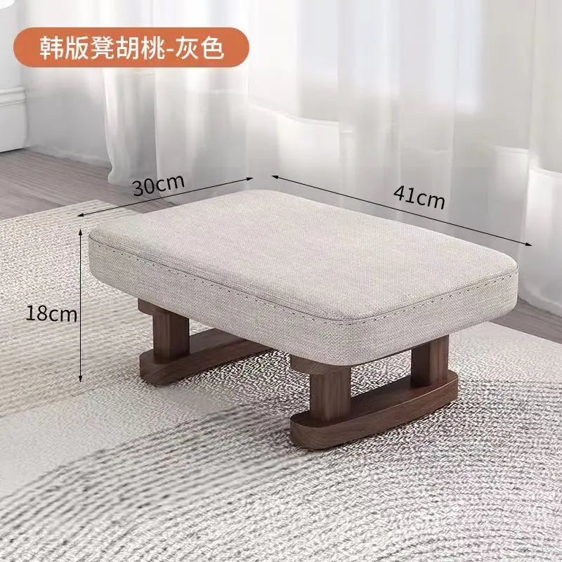 Creative Small Wood Chair Household Shoe Changing Stool