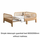 Crib Splicing Children Beds Guardrail Boy Solid Wood