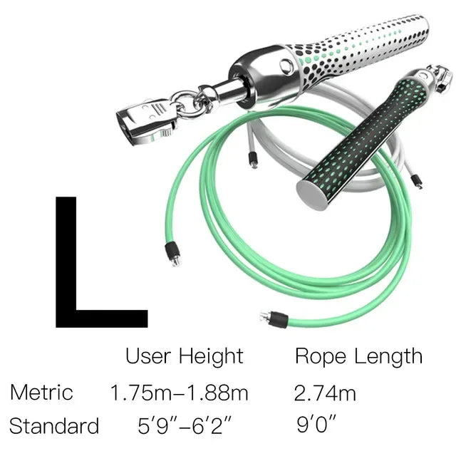 Cross Jump Rope Set Weighted Jump Rope High
