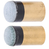 Cue Pool Tip Copper+PU Leather Durable Billiards Cue