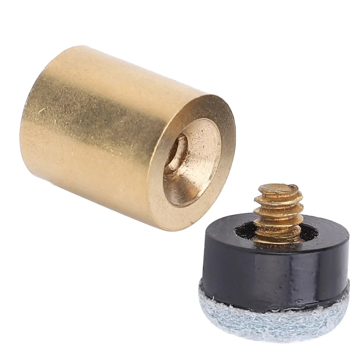 Cue Pool Tip Copper+PU Leather Durable Billiards Cue