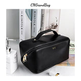 Custom Letters Large Capacity Portable Pillow shaped Makeup Bag Women's Portable Waterproof Wash Storage Bag Travel Cosmetic Bag