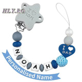 Custom Name Handmade Personalize Dummy Clips Pacifier Clips